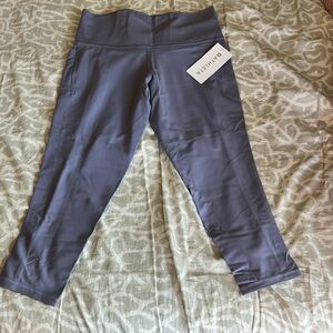 NWT Athleta Salutation Stash Pocket 7/8 tight 1X purple